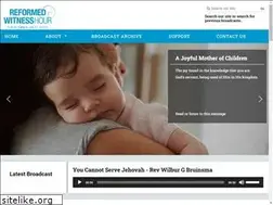 Sites similar to reformedwitnesshour.org