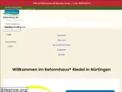 Sites similar to reformhaus-riedel.de
