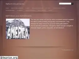 Sites similar to reformmovements1800s.weebly.com