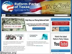Sites similar to reformpartytx.statereformparty.org