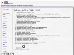 Sites similar to refranes.dechile.net