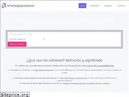 Sites similar to refranespopulares.es