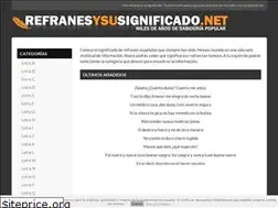 Sites similar to refranesysusignificado.net