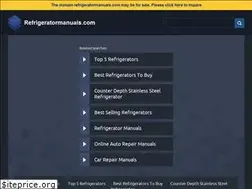 Sites similar to refrigeratormanuals.com