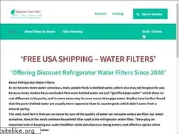 Sites similar to refrigeratorwaterfilters.com