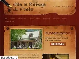 Sites similar to refugedupoete.com