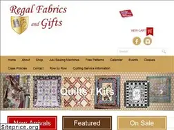 Sites similar to regalfabricsandgifts.com