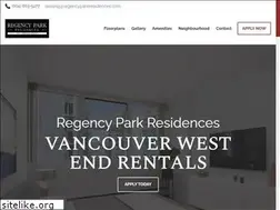 Sites similar to regencyparkapartment.com