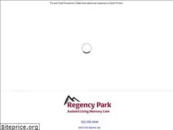 Sites similar to regencyparkseniorliving.com