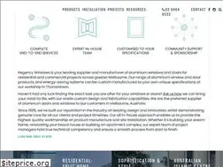 Sites similar to regencywindows.com.au