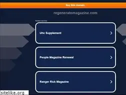 Sites similar to regeneratemagazine.com