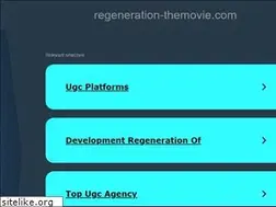 Sites similar to regeneration-themovie.com