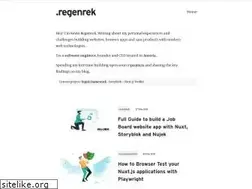 Sites similar to regenrek.com