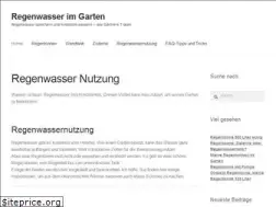 Sites similar to regenwasser-garten.de