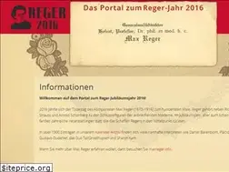Sites similar to reger2016.de