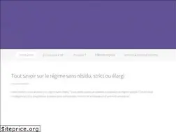 Sites similar to regime-sans-residu.com
