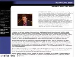 Sites similar to reginaldbibby.com