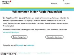 Sites similar to regiofrauenfeld-tourismus.ch