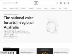 Sites similar to regionalarts.com.au