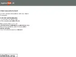 Sites similar to regionalinfo.de