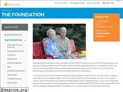 Sites similar to regionalwestfoundation.org