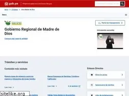 Sites similar to regionmadrededios.gob.pe
