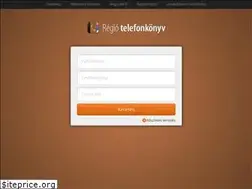 Sites similar to regiotelefonkonyv.hu