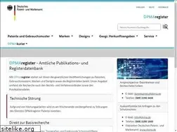 Sites similar to register.dpma.de