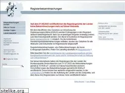 Sites similar to registerbekanntmachungen.de