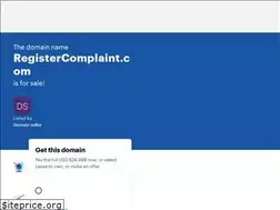 Sites similar to registercomplaint.com