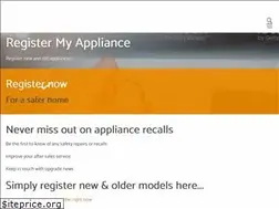 Sites similar to registermyappliance.org.uk