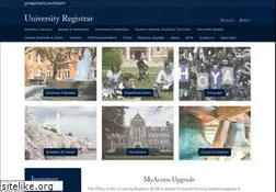 Sites similar to registrar.georgetown.edu