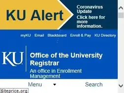 Sites similar to registrar.ku.edu