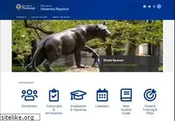 Sites similar to registrar.pitt.edu