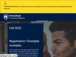 Sites similar to registrar.psu.edu