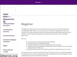Sites similar to registrar.truman.edu