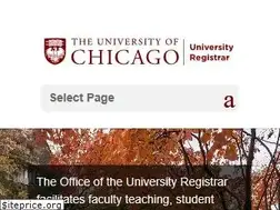 Sites similar to registrar.uchicago.edu