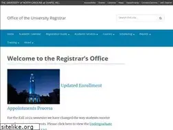 Sites similar to registrar.unc.edu