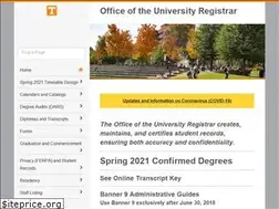 Sites similar to registrar.utk.edu