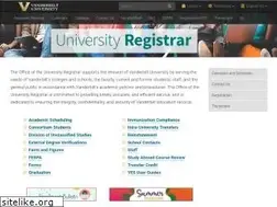 Sites similar to registrar.vanderbilt.edu
