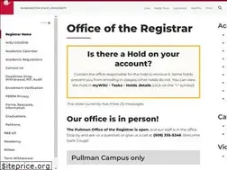 Sites similar to registrar.wsu.edu