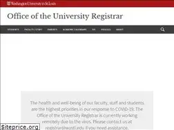Sites similar to registrar.wustl.edu