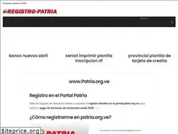 Sites similar to registro-patria.org