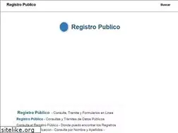 Sites similar to registro-publico.com