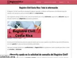 Sites similar to registrocivil.cr