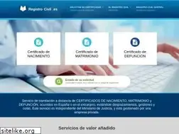 Sites similar to registrocivil.es