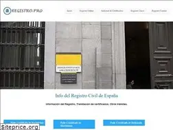 Sites similar to registrocivil.pro