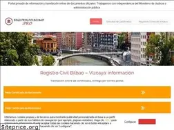 Sites similar to registrocivilbilbao.pro