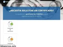 Sites similar to registrocivilcertificados.online
