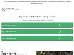Sites similar to registrocivilcordoba.com